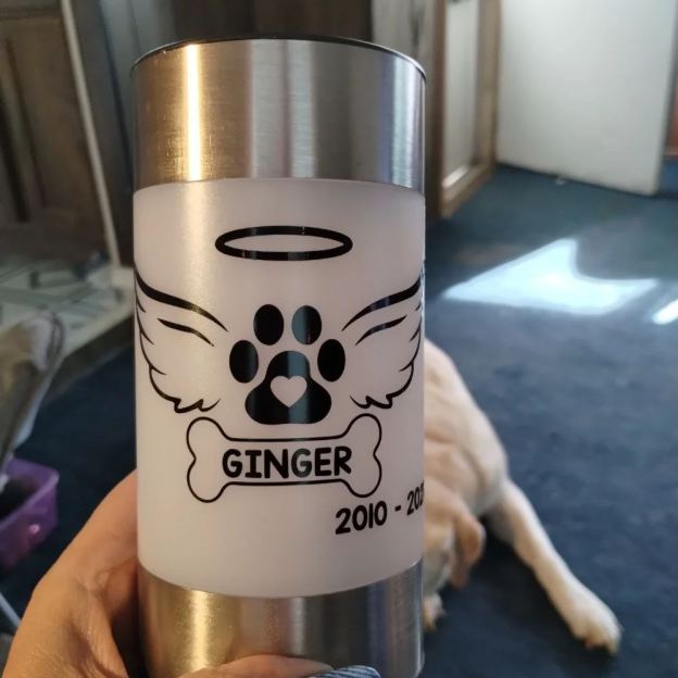 Personalized Pet Loss Gift Memorial Solar Light | BKPet186