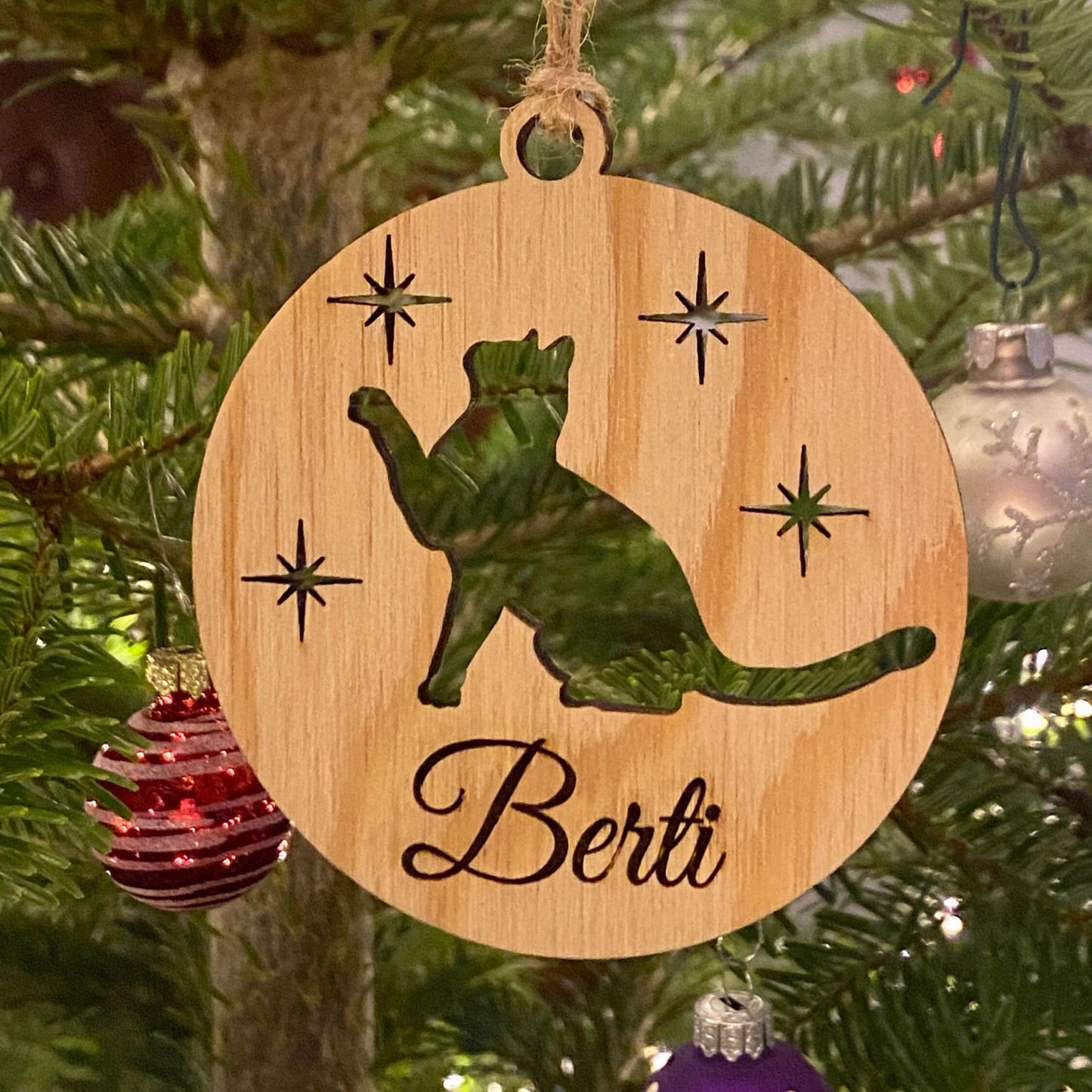 Personalized Christmas Wooden Decoration | MCGift114
