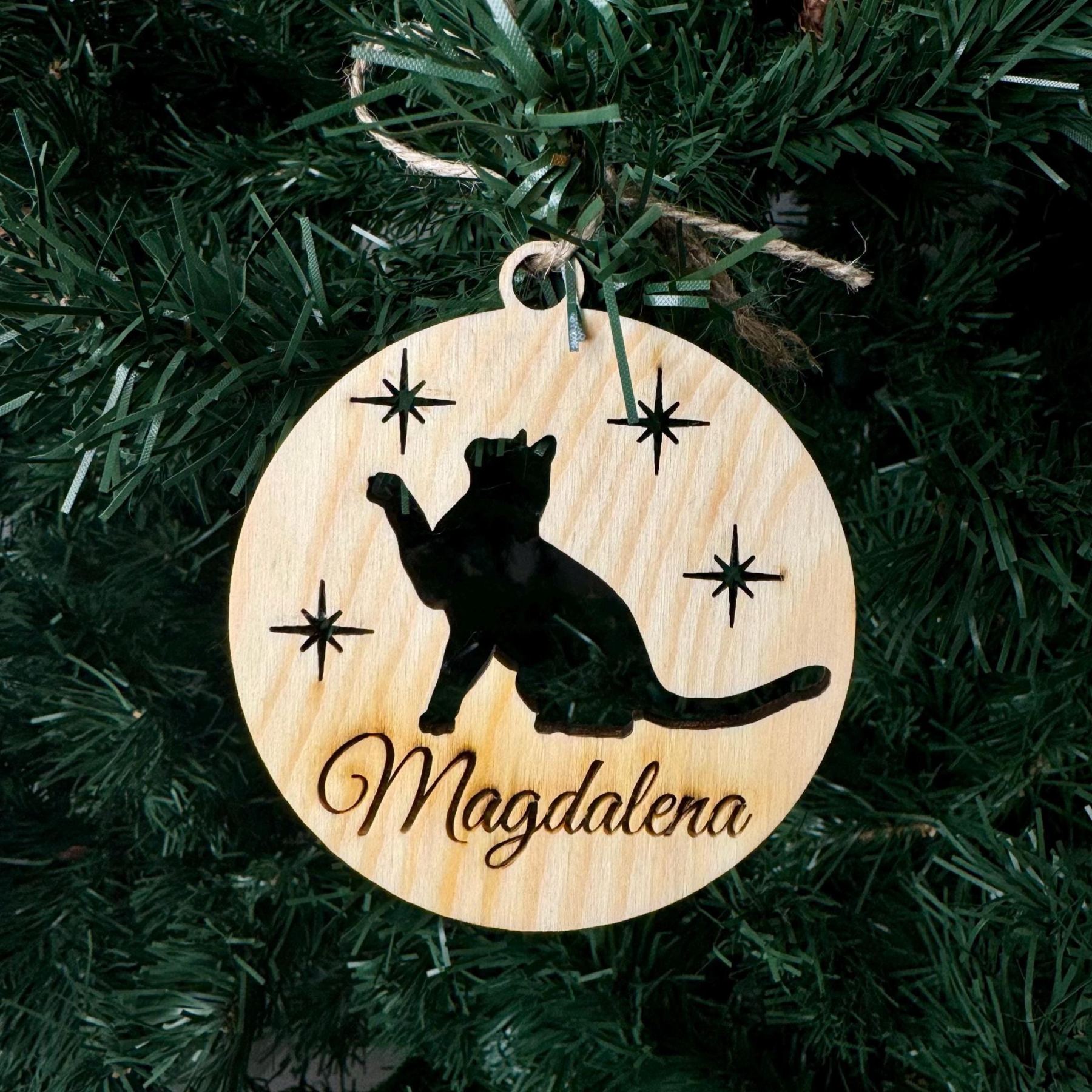 Personalized Christmas Wooden Decoration | MCGift114