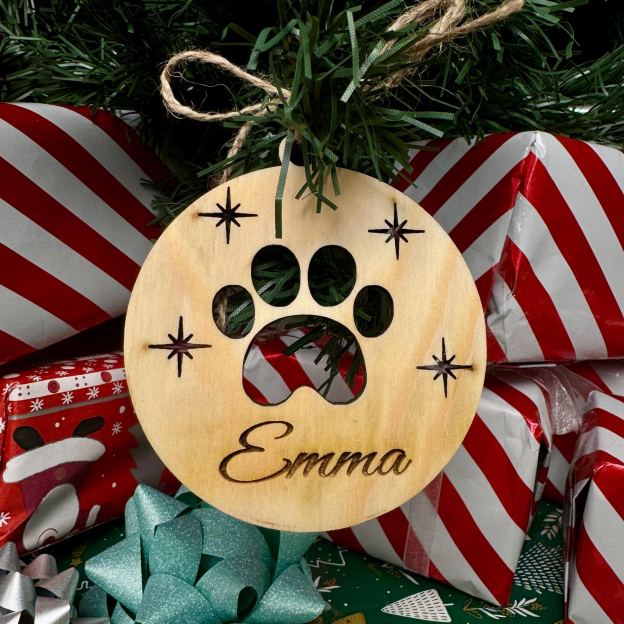 Personalized Christmas Wooden Decoration | MCGift114