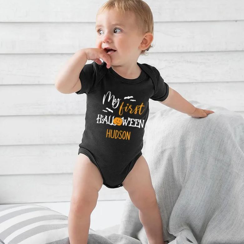 Personalized Baby Lovely First Halloween Outfit | CWHalloween26