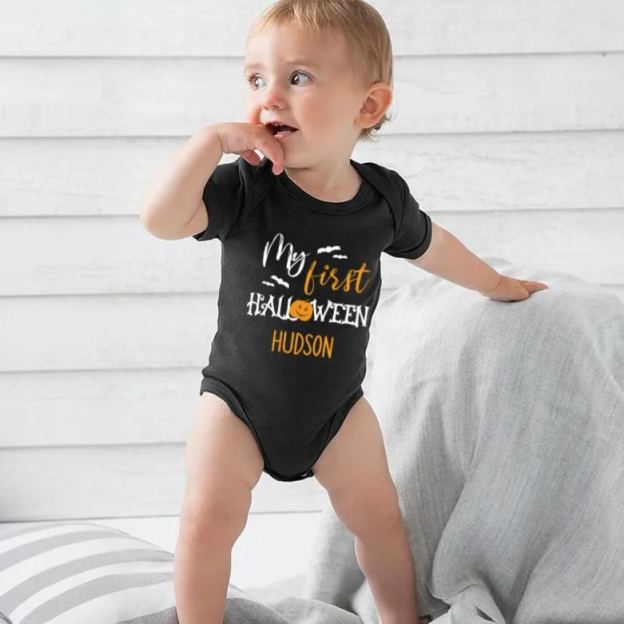Personalized Baby Lovely First Halloween Outfit | CWHalloween26