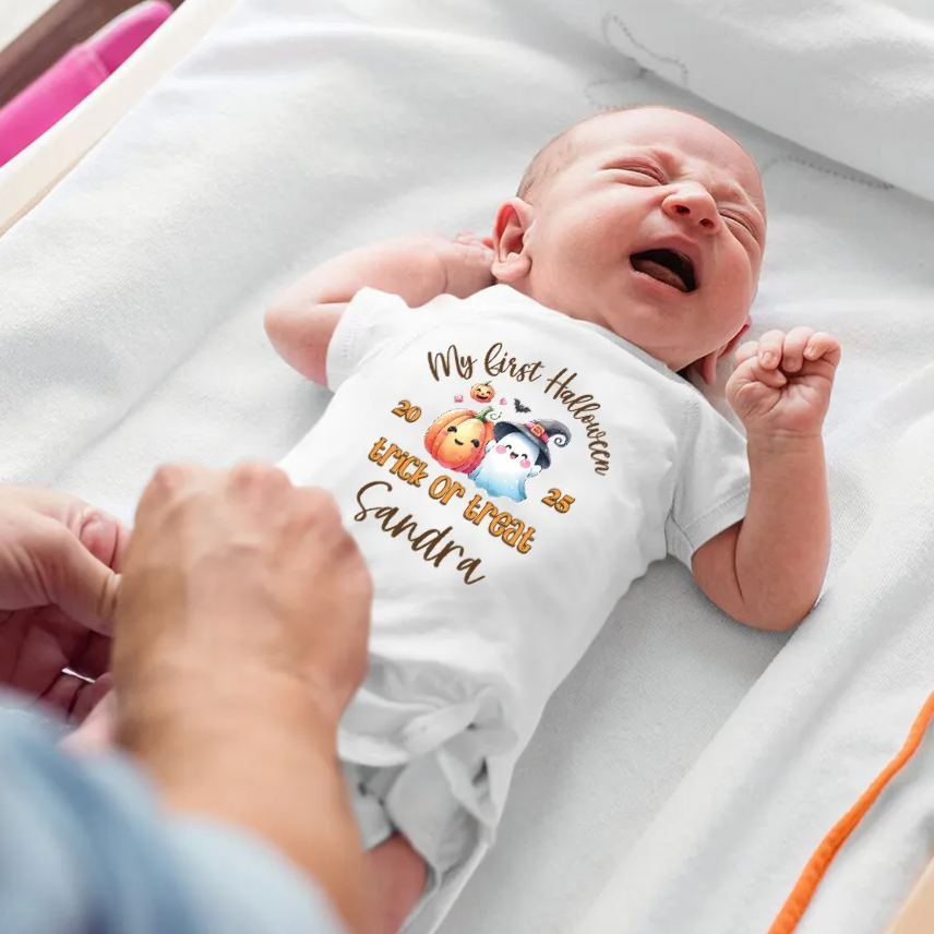 Personalized Baby Lovely First Halloween Outfit | CWHalloween29