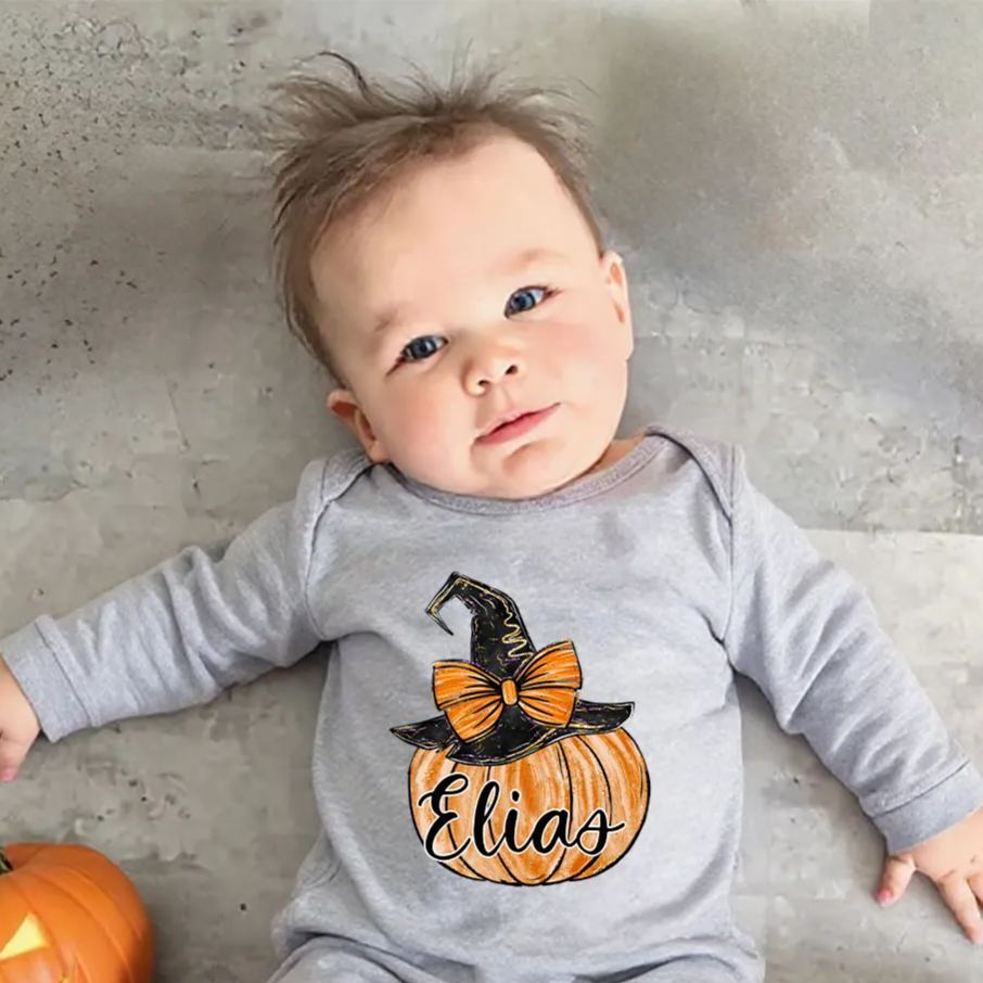 Personalized Baby Lovely First Halloween Outfit | CWHalloween39