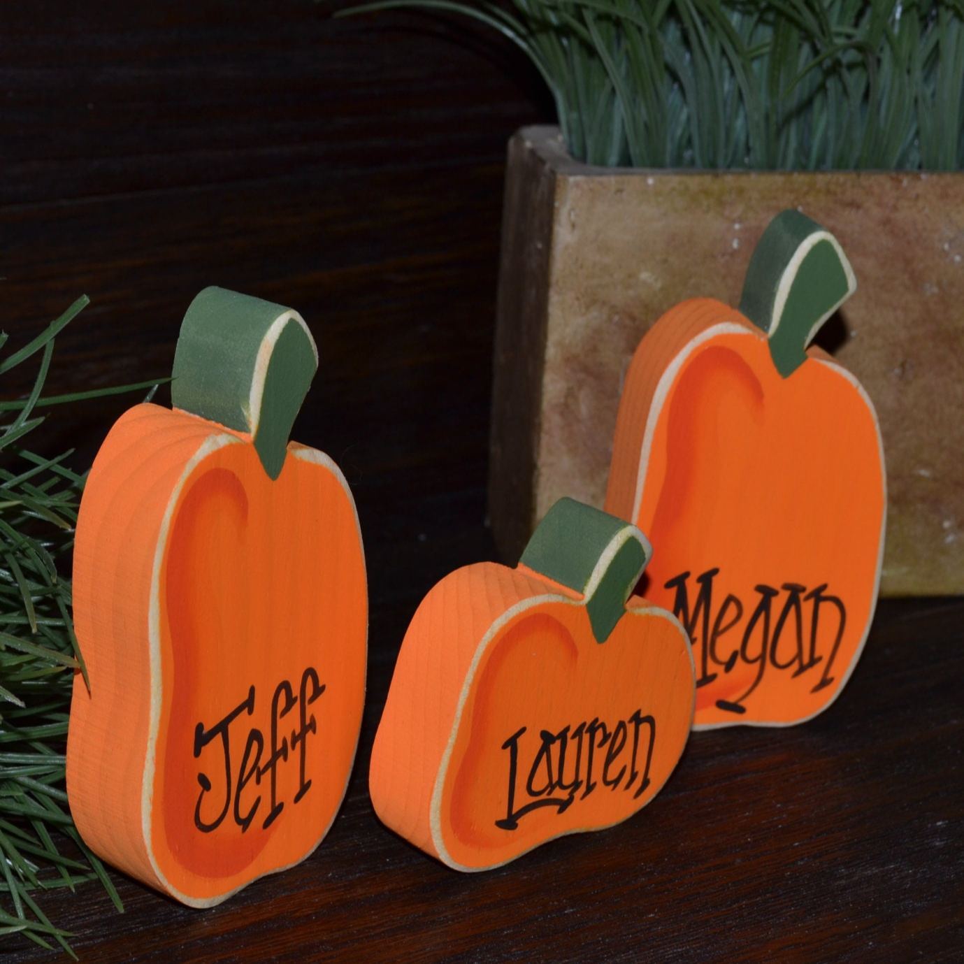 Personalized Pumpkin Family Sign Halloween Decor | CWHalloween55