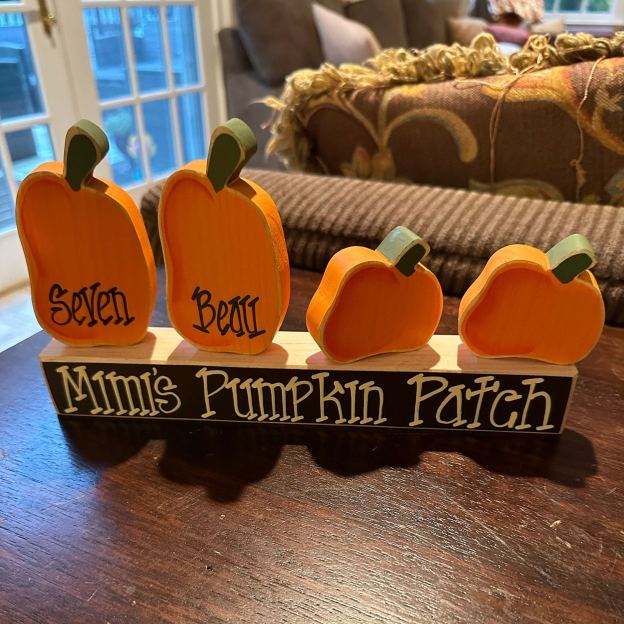 Personalized Pumpkin Family Sign Halloween Decor | CWHalloween55