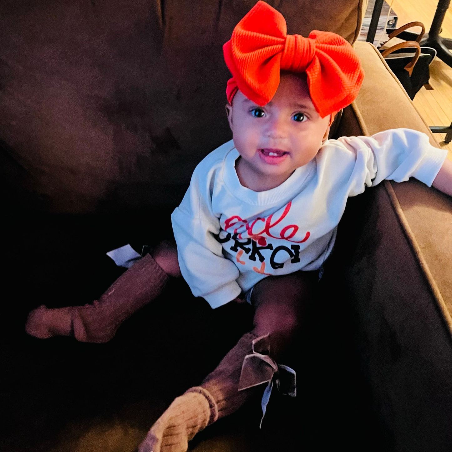 Personalized Thanksgiving Baby Girl Outfit | CWThanks01
