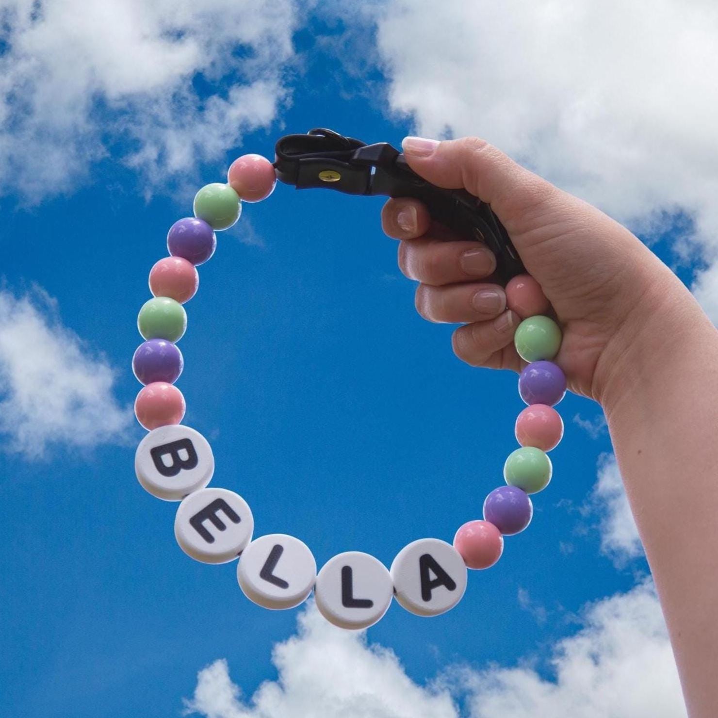 Personalized Handmade Beaded Pet Collar And Bracelet | BKPet213