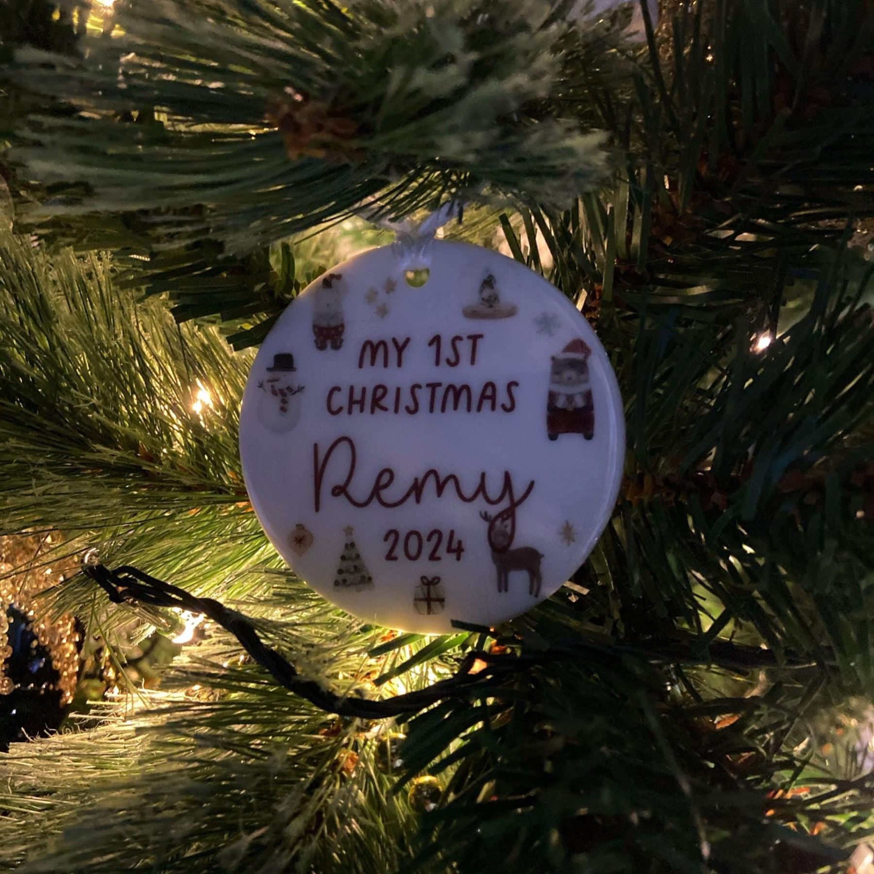 Personalized Lovely Christmas Tree Ornaments Decoration | MCGift5725