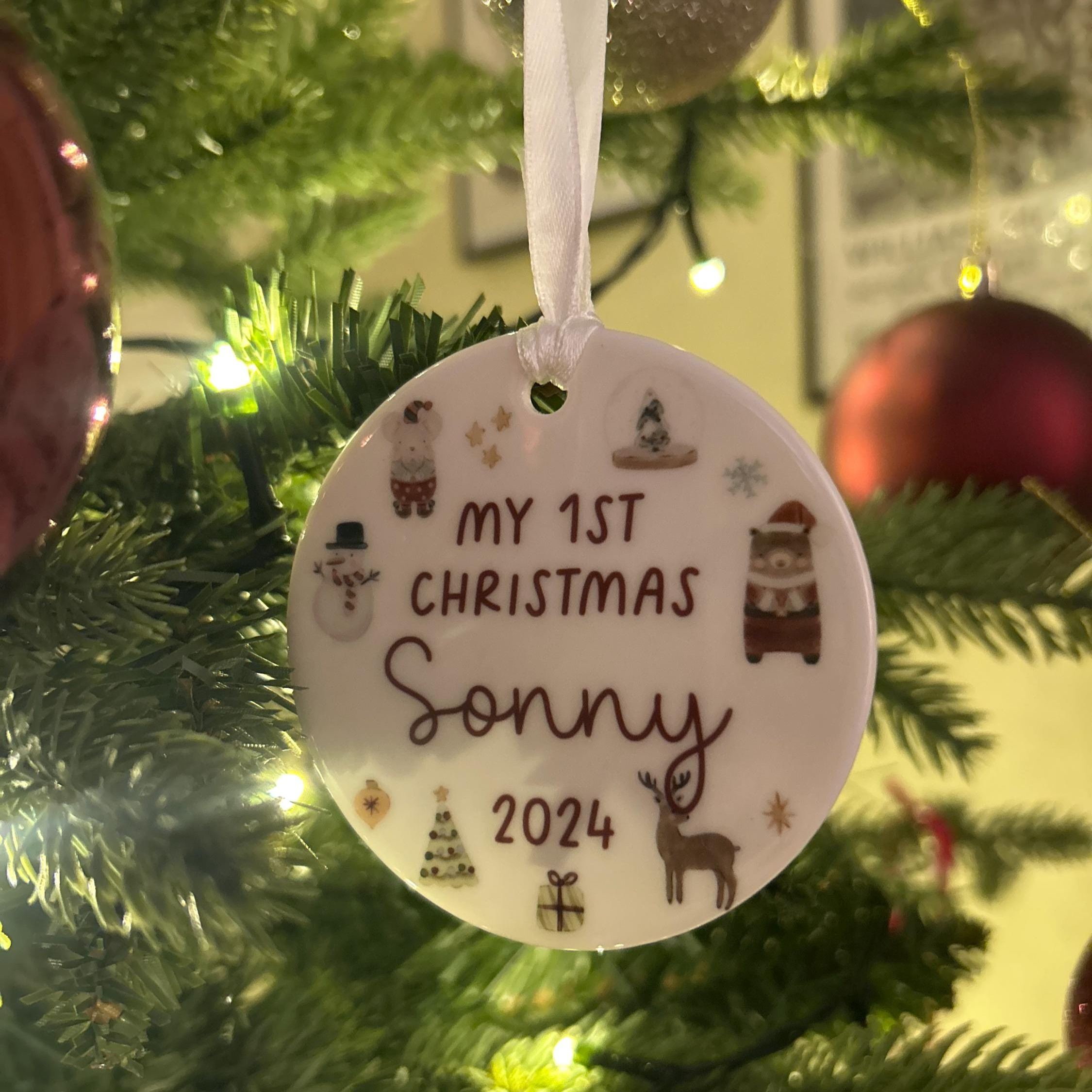 Personalized Lovely Christmas Tree Ornaments Decoration | MCGift5725