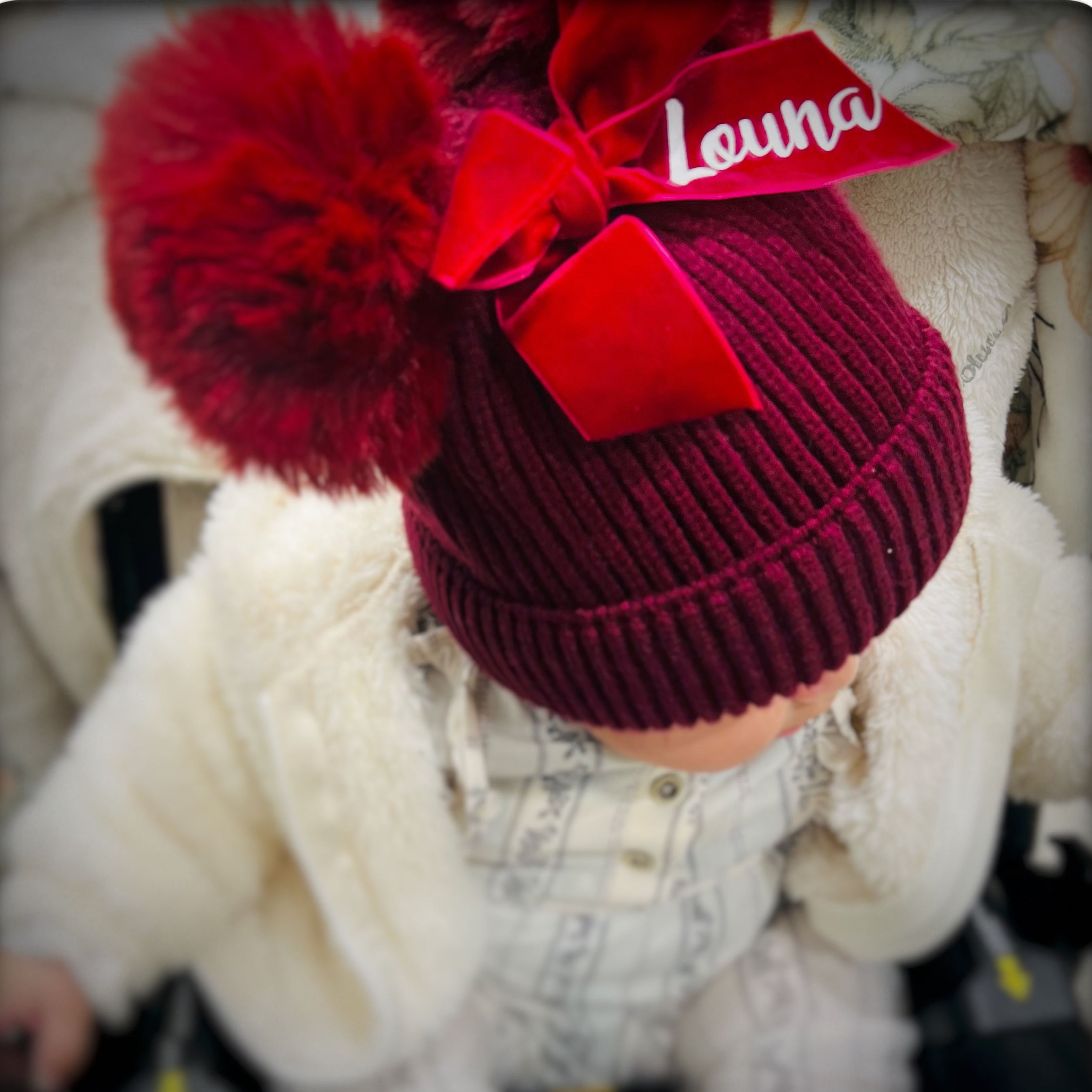 Personalized Kid Pom Pom Hat for Comfort & Unique | HSKid03