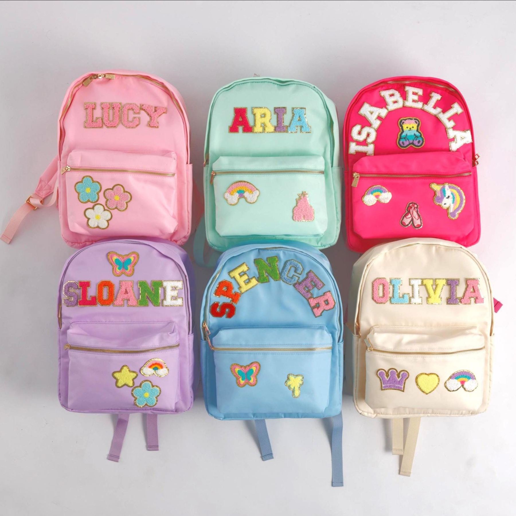 Personalized Hand Patch Kids Funny Backpack｜CWPack0902