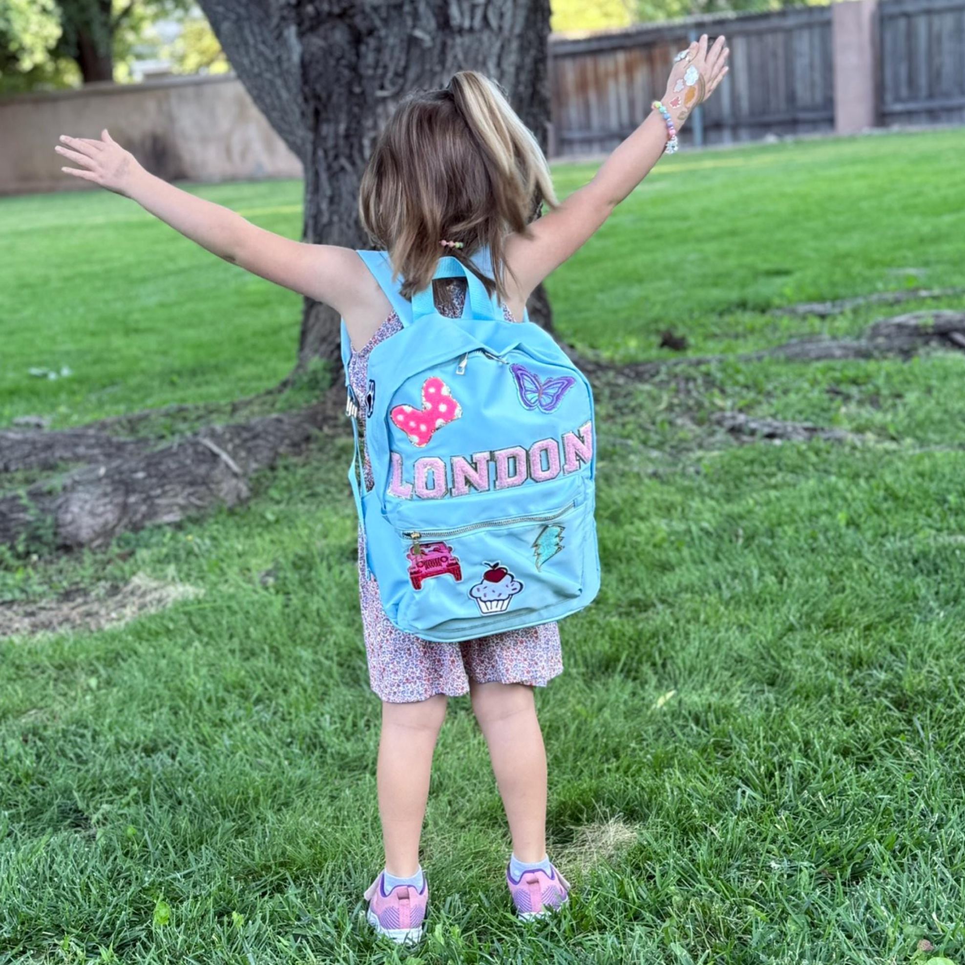 Personalized Hand Patch Kids Funny Backpack｜CWPack0902