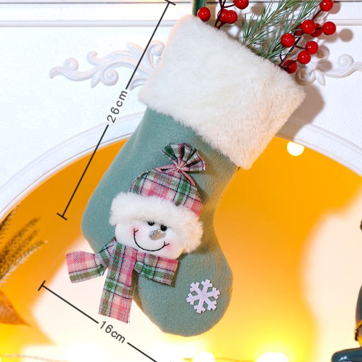 Personalized Embroidered Cute Pattern Christmas Stocking | MCGift207