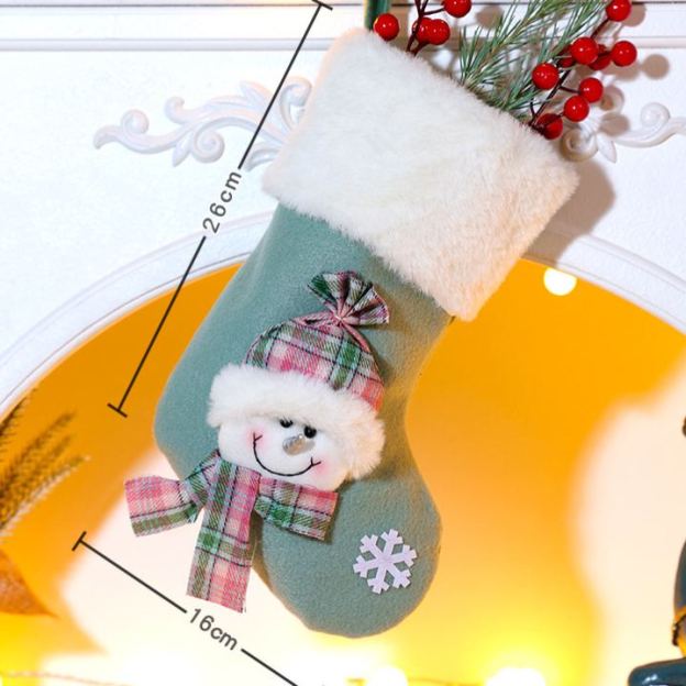 Personalized Embroidered Cute Pattern Christmas Stocking | MCGift207