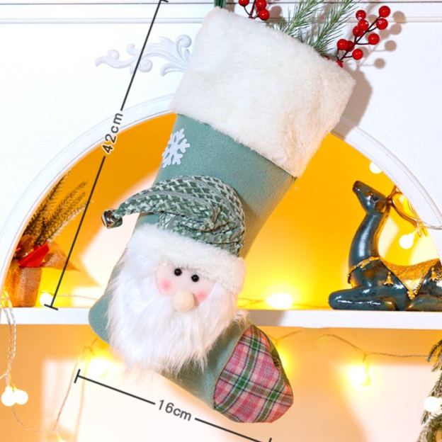 Personalized Embroidered Cute Pattern Christmas Stocking | MCGift207