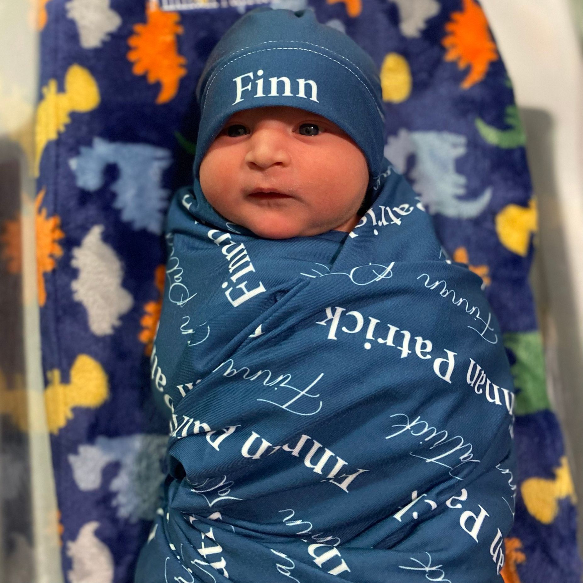 Personalized Baby Swaddle Blanket Set for Comfort & Unique | BBBlanket33