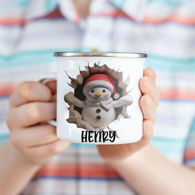 Personalised 12oz/17oz Christmas Creactive Mugs | MCGift211