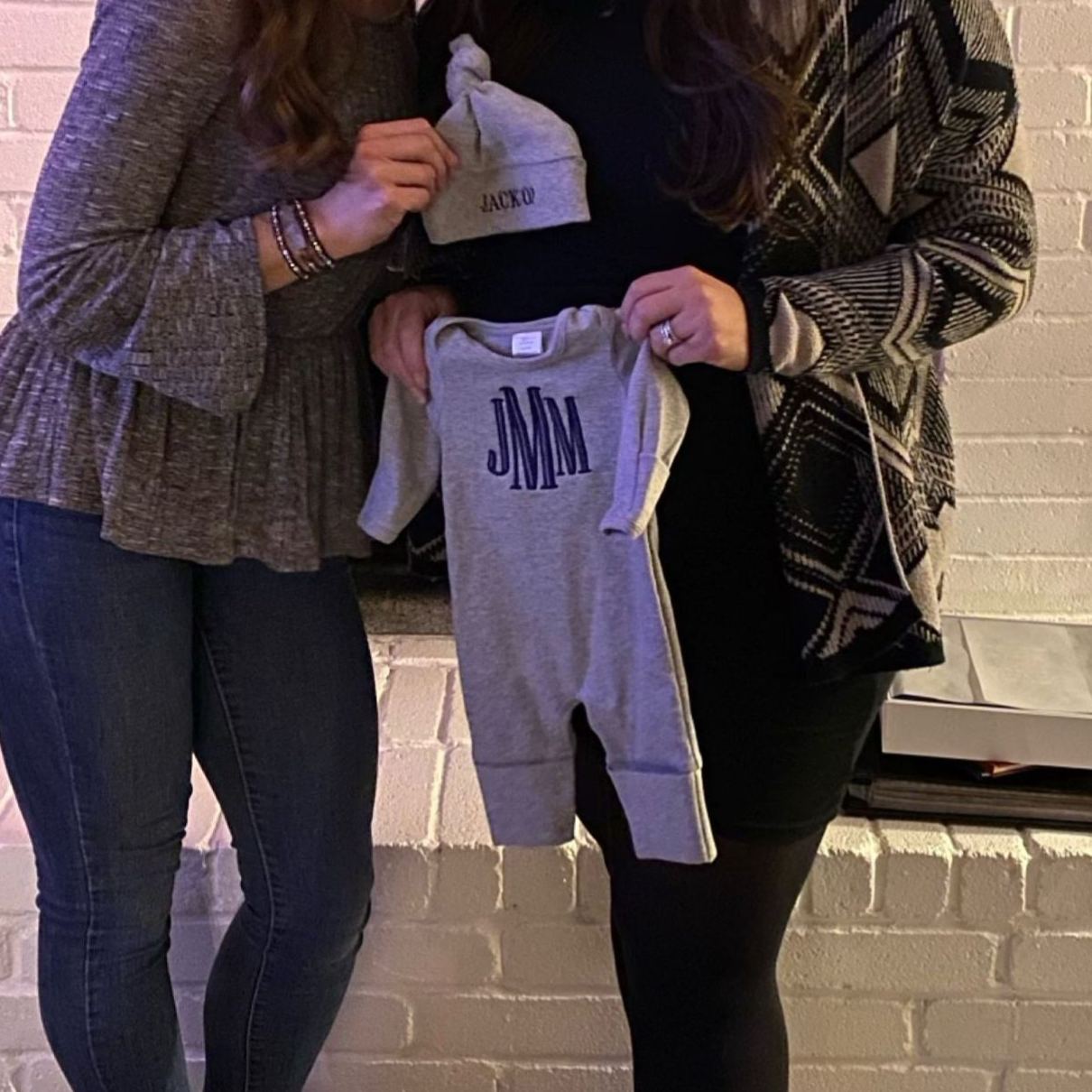 Personalized Embroidery Baby Coming Home Romper and Hat Set | CWBaby347