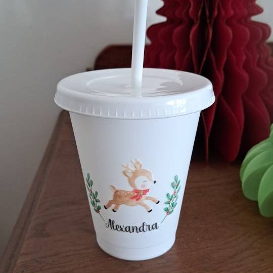 Personalised Kid 16oz Christmas Children's Cup | CWBottle04