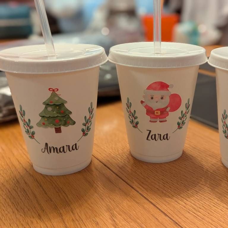 Personalised Kid 16oz Christmas Children's Cup | CWBottle04