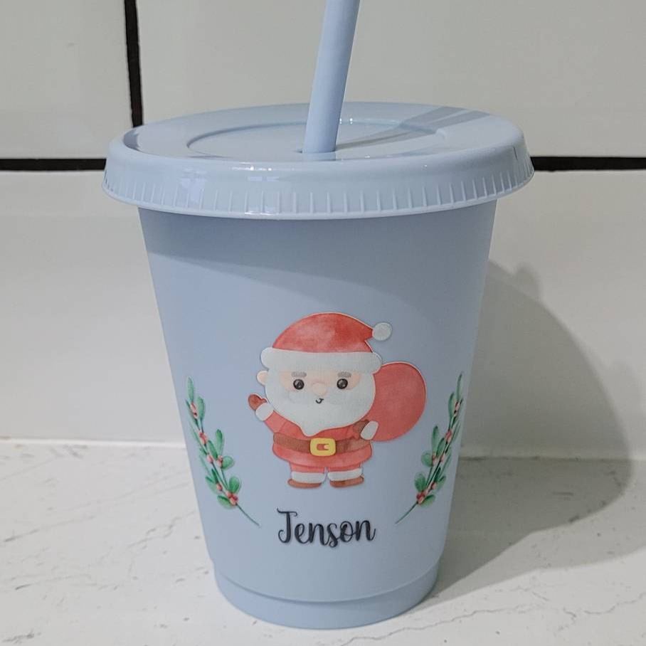 Personalised Kid 16oz Christmas Children's Cup | CWBottle04