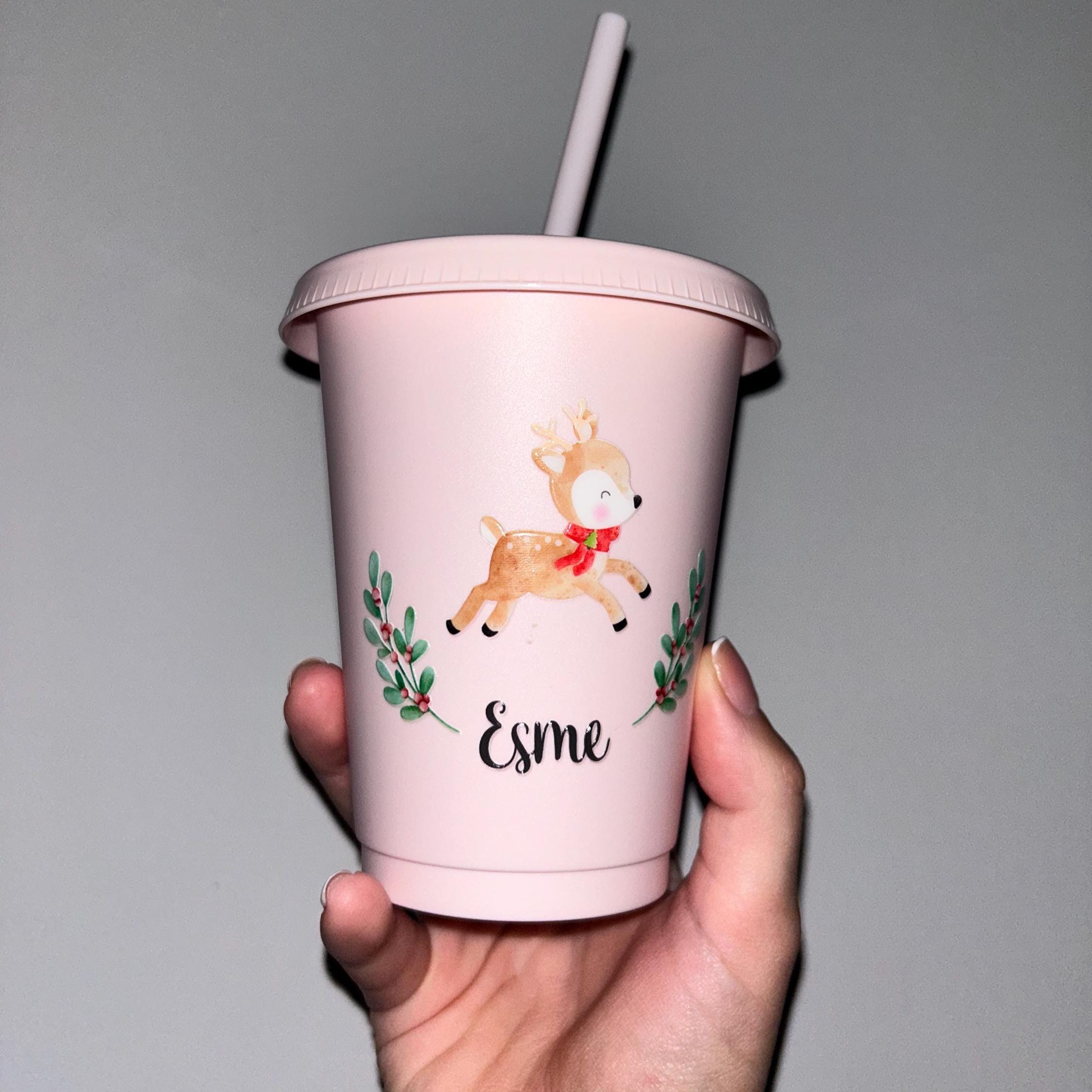 Personalised Kid 16oz Christmas Children's Cup | CWBottle04