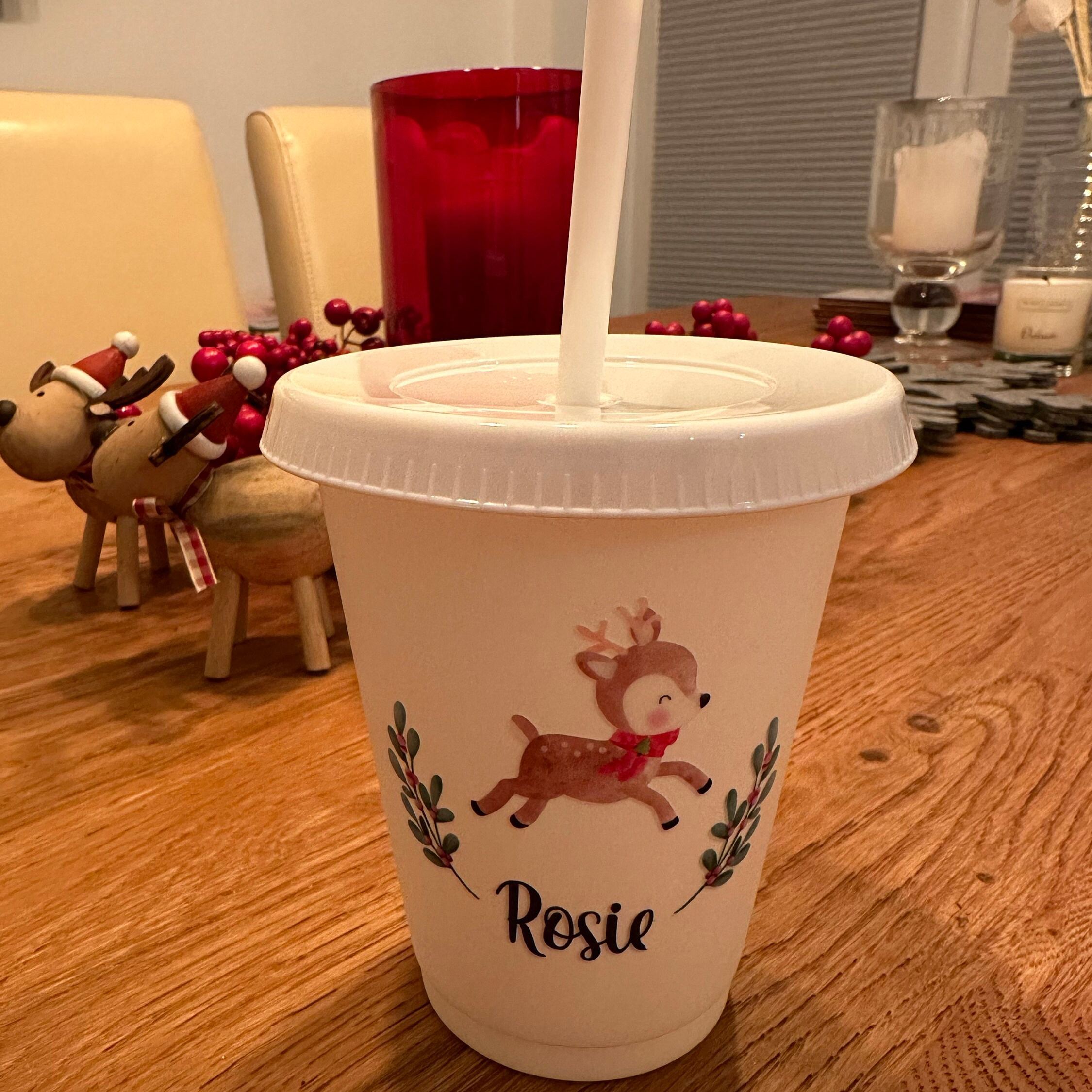 Personalised Kid 16oz Christmas Children's Cup | CWBottle04