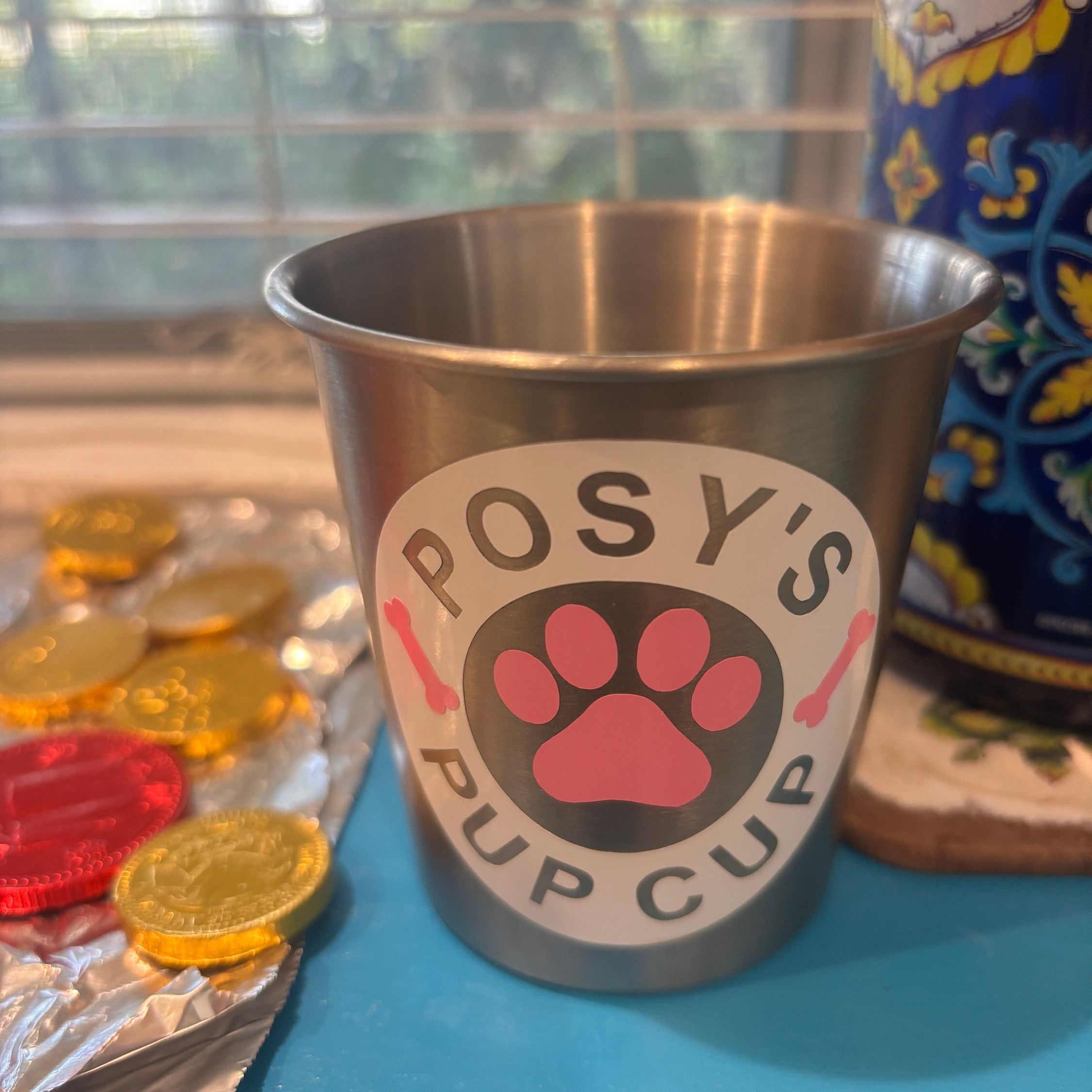 Personalized Pet Stainless Steel Reusable Pup Cup Mug | BKPet263