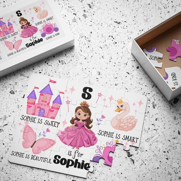 Personalize Lovely Kids 18pcs / 30pcs Jigsaw Puzzle | CWGift13