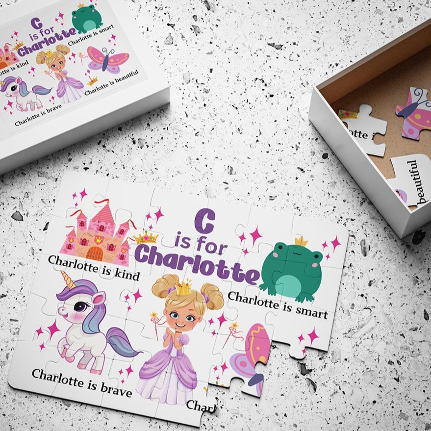 Personalize Lovely Kids 18pcs / 30pcs Jigsaw Puzzle | CWGift11