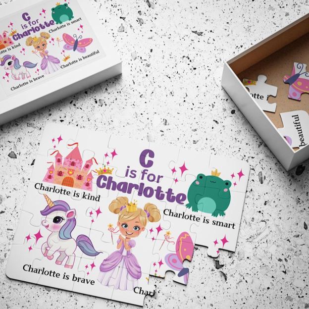 Personalize Lovely Kids 18pcs / 30pcs Jigsaw Puzzle | CWGift11