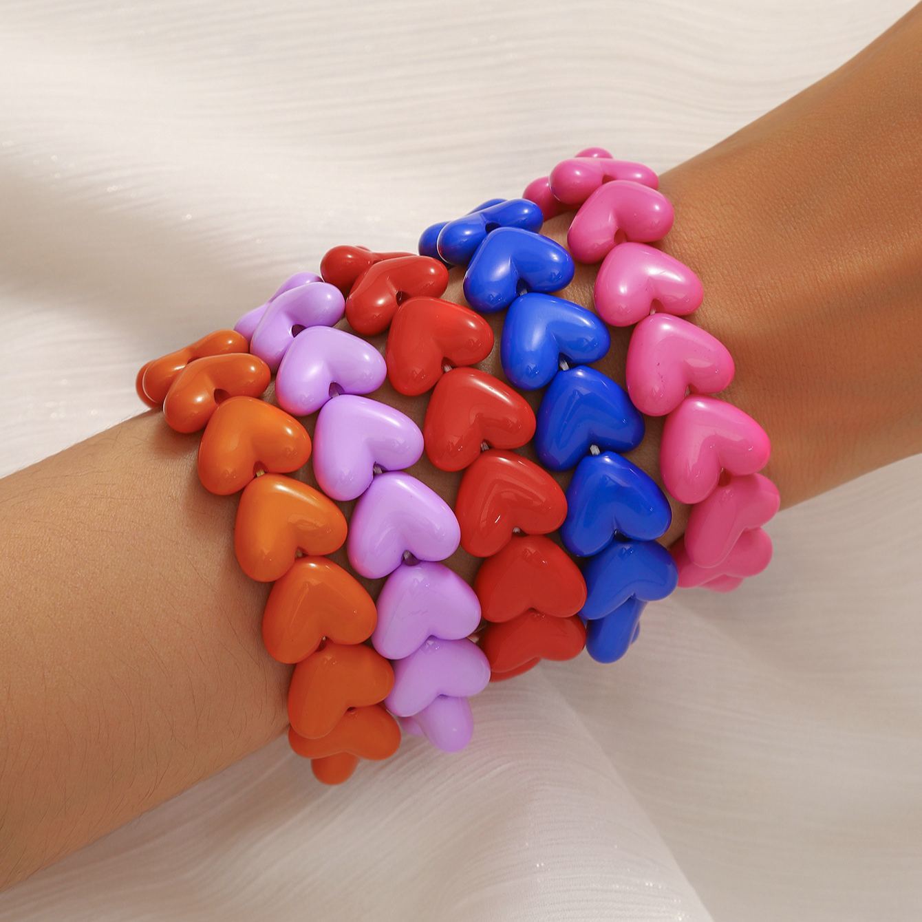 Personalized Kids Lovely Heart Valentines Bracelet | ValGift09