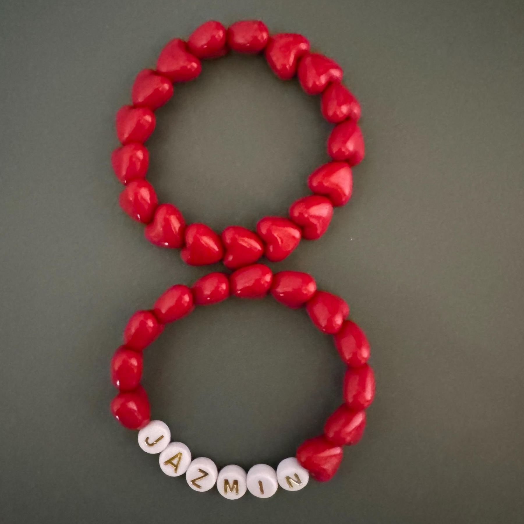 Personalized Kids Lovely Heart Valentines Bracelet | ValGift09