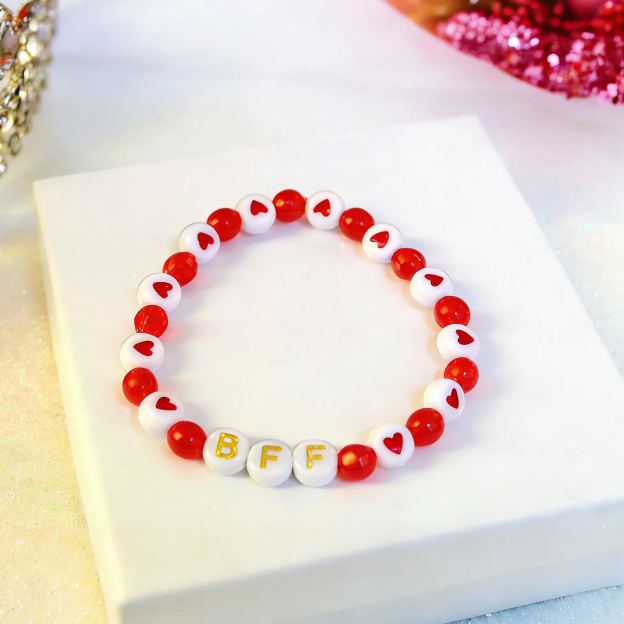 Personalized Kids Lovely Red Crystal Bracelet | ValGift10