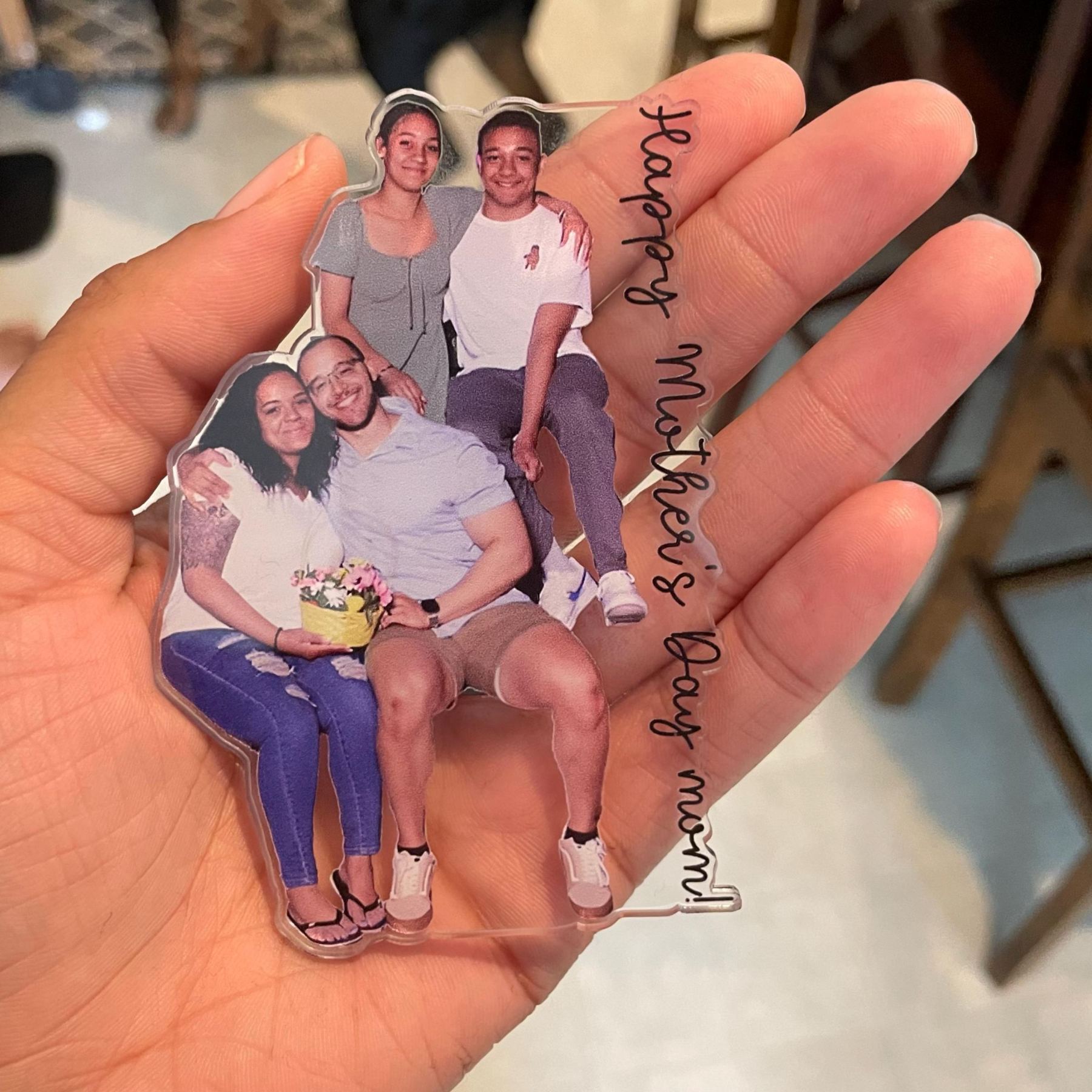Personalized Sweet Family Photo Fridge Magnet | CWGift15