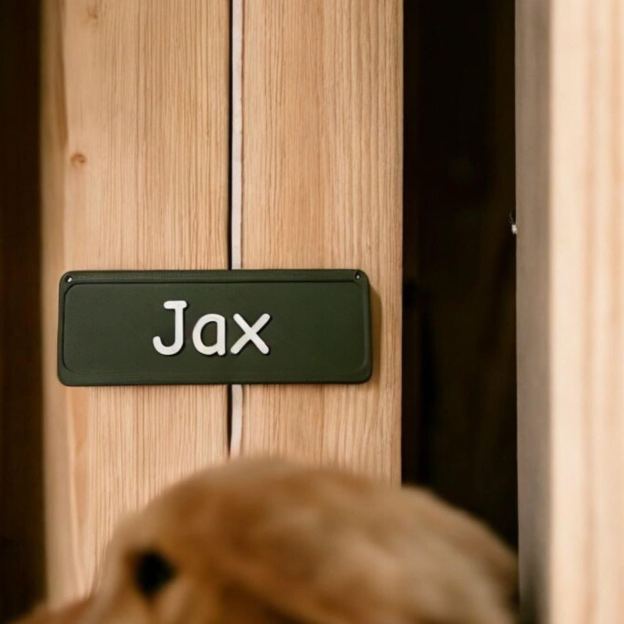 Personalized 3D Printed Pet Name Plate for Crate | BKPet350