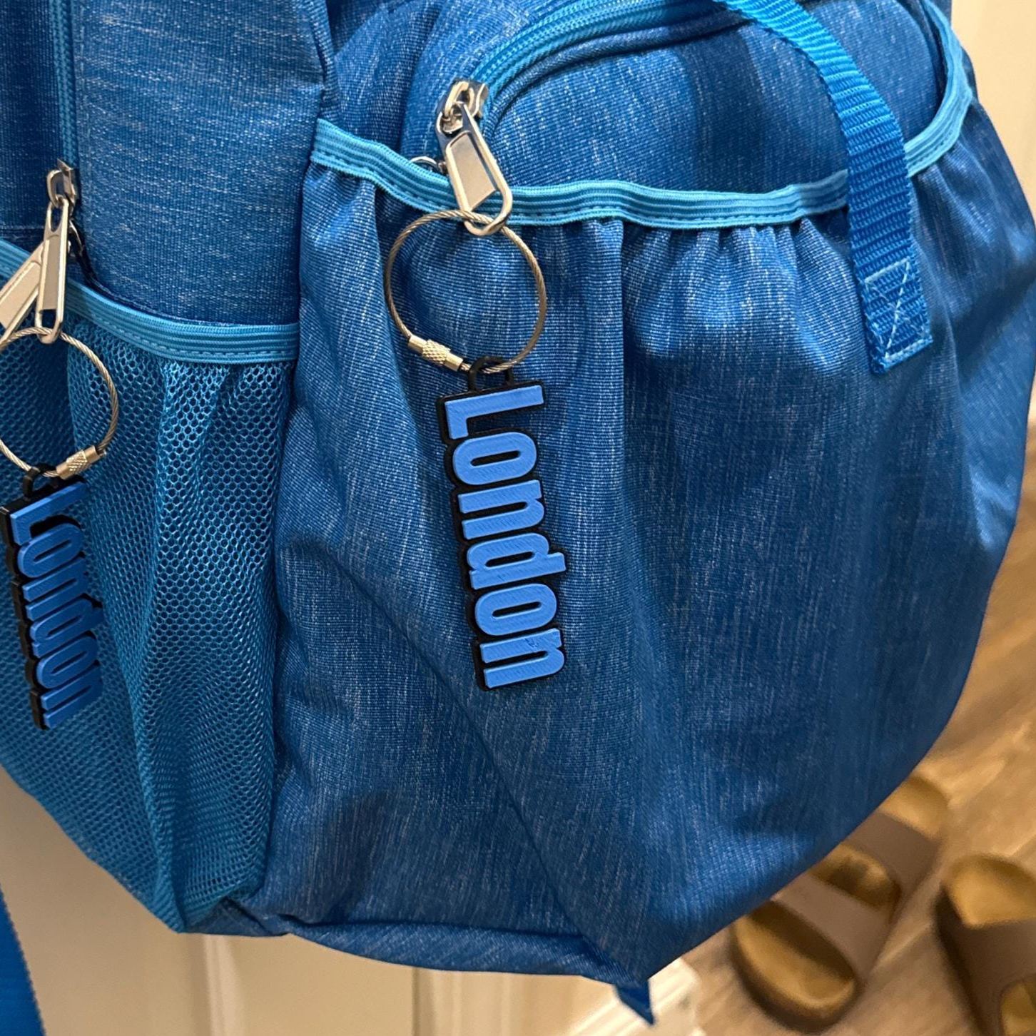 Personalized 3D Printed Keychain Bottle Name Tag | CWGift18