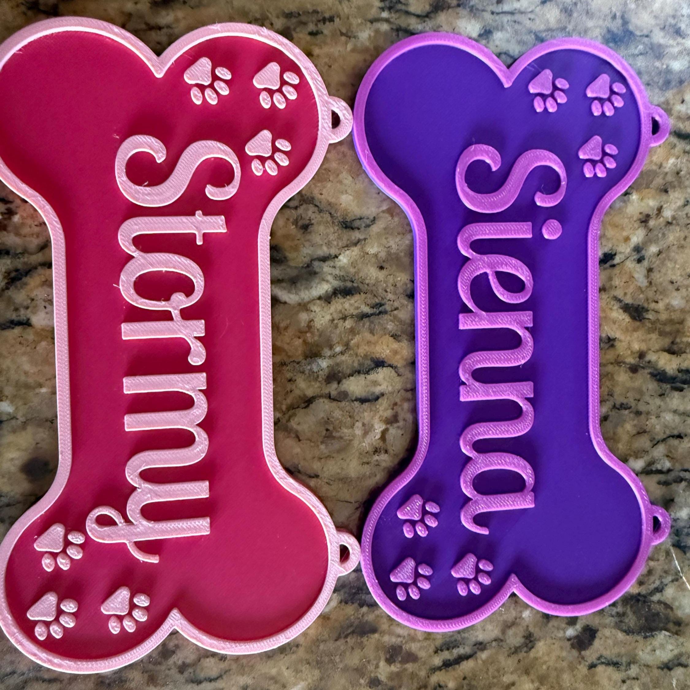 Personalized 3D Printed Dog Name Crate Sign | BKPet359