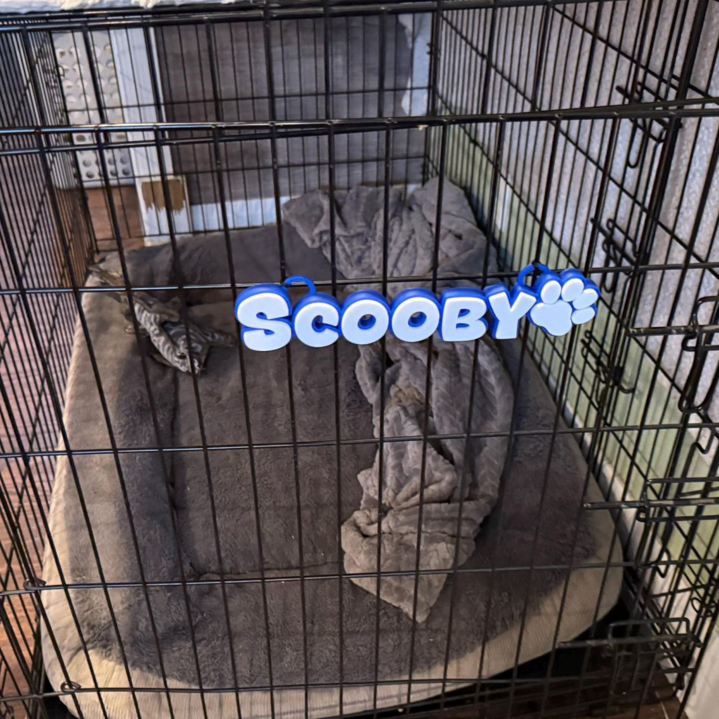 Personalized 3D Printed Dog Name Crate Sign | BKPet372