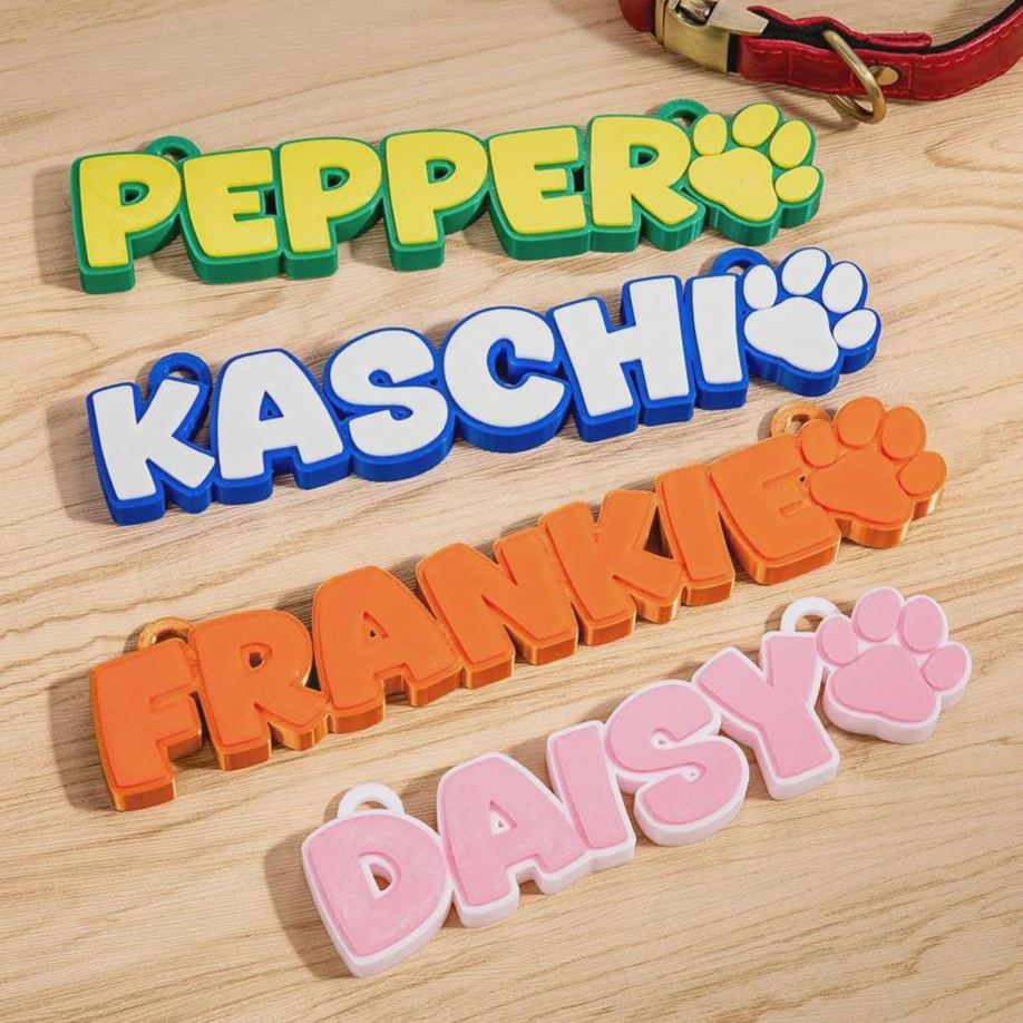 Personalized 3D Printed Dog Name Crate Sign | BKPet372