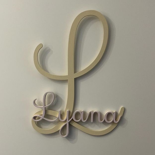 Personalized Monogram Bedroom Door Decoration Name Sign | CWBaby388