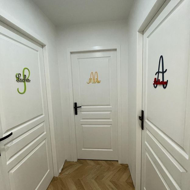 Personalized Monogram Bedroom Door Decoration Name Sign | CWBaby388