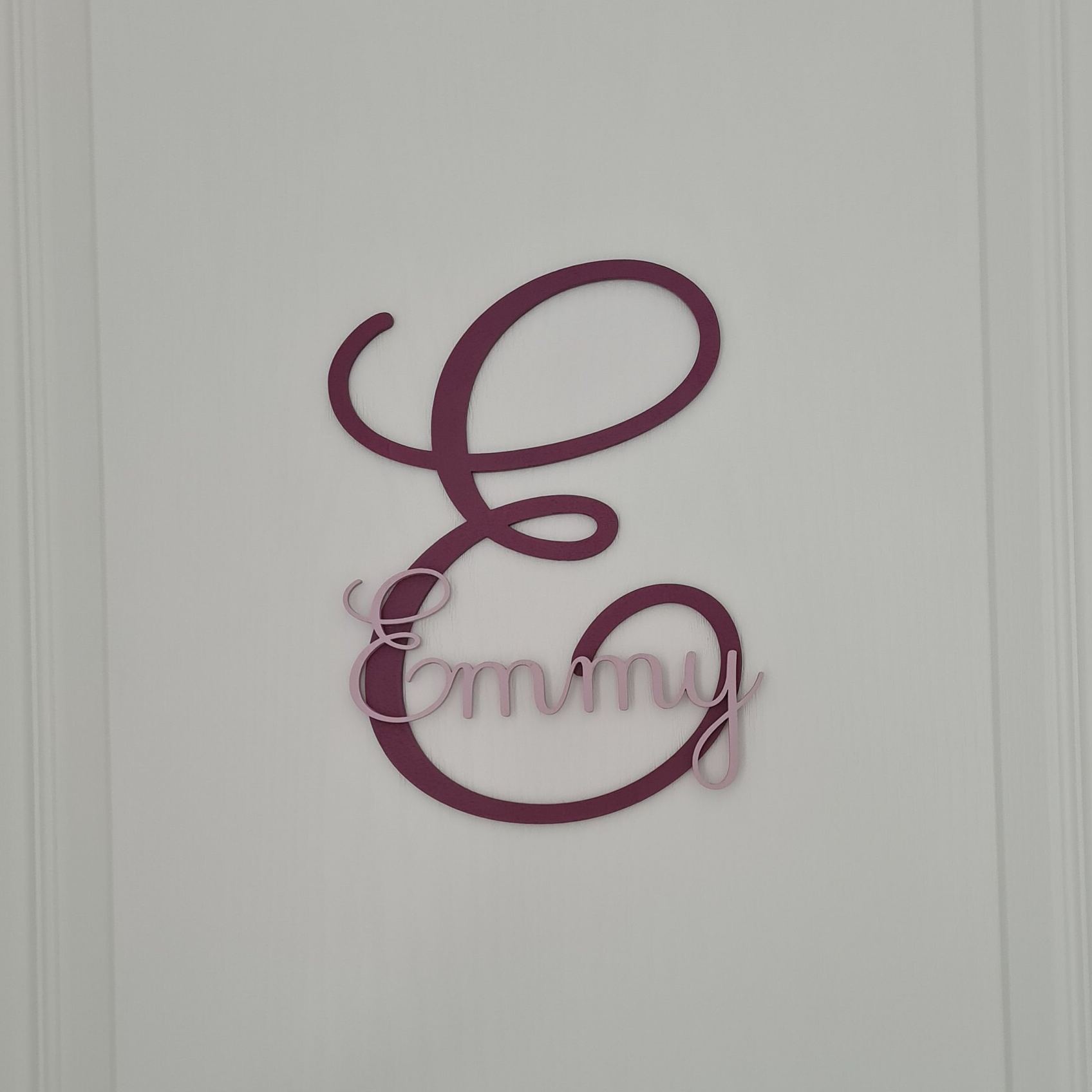 Personalized Monogram Bedroom Door Decoration Name Sign | CWBaby388