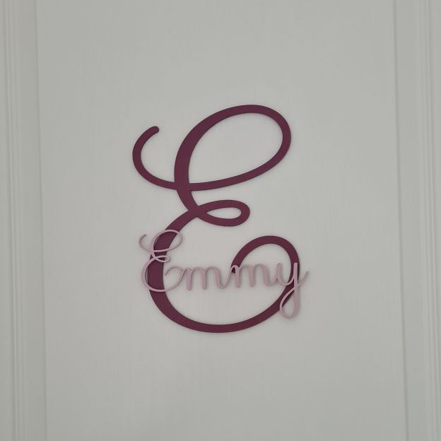 Personalized Monogram Bedroom Door Decoration Name Sign | CWBaby388