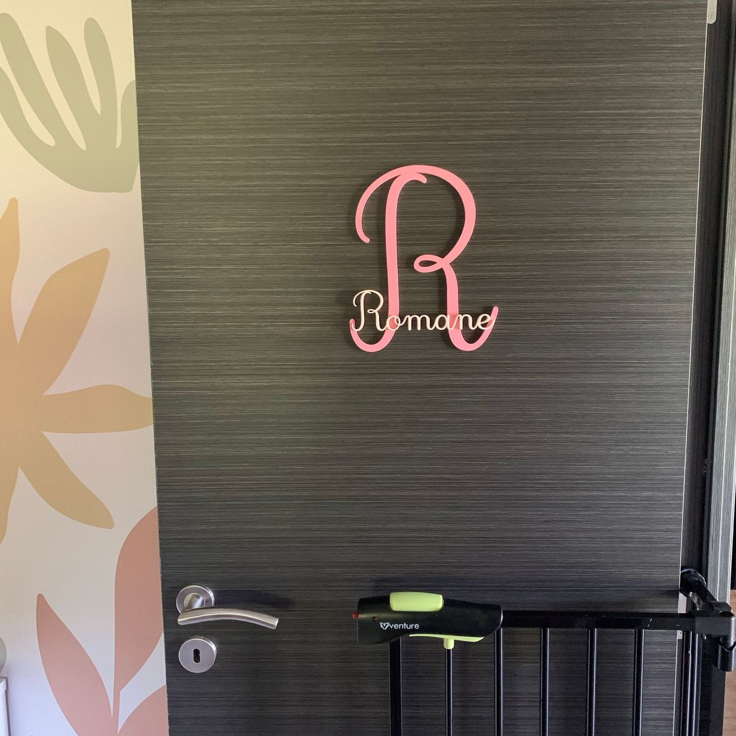 Personalized Monogram Bedroom Door Decoration Name Sign | CWBaby388