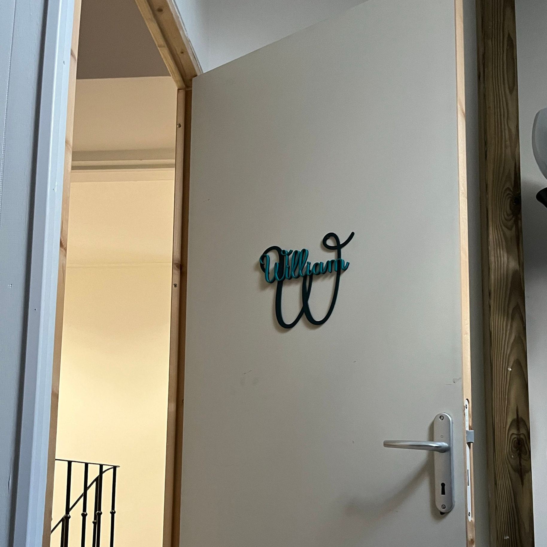 Personalized Monogram Bedroom Door Decoration Name Sign | CWBaby388