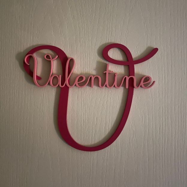 Personalized Monogram Bedroom Door Decoration Name Sign | CWBaby388