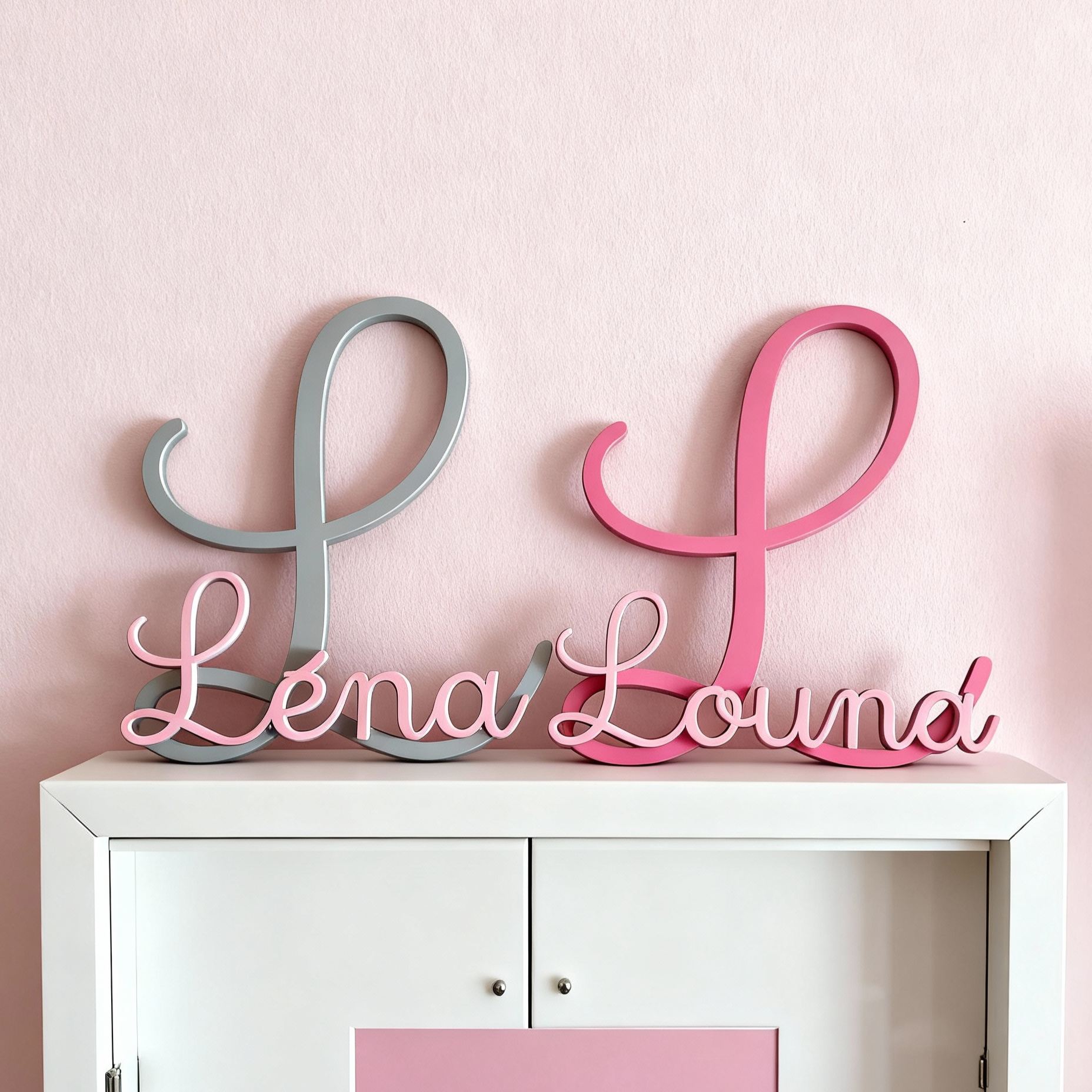 Personalized Monogram Bedroom Door Decoration Name Sign | CWBaby388
