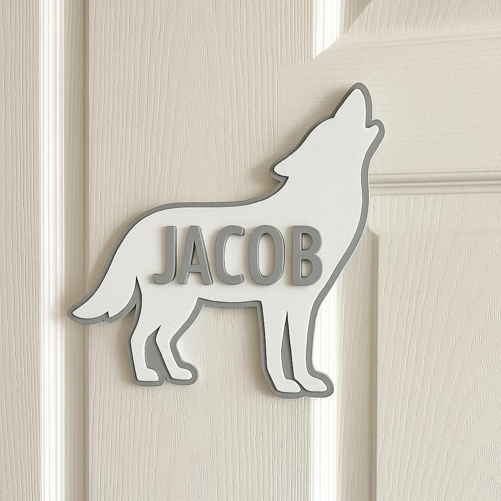 Personalized Animal Bedroom Decoration Door Sign | CWBaby390